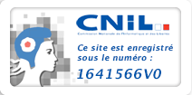 Numéro enregistrement CNIL